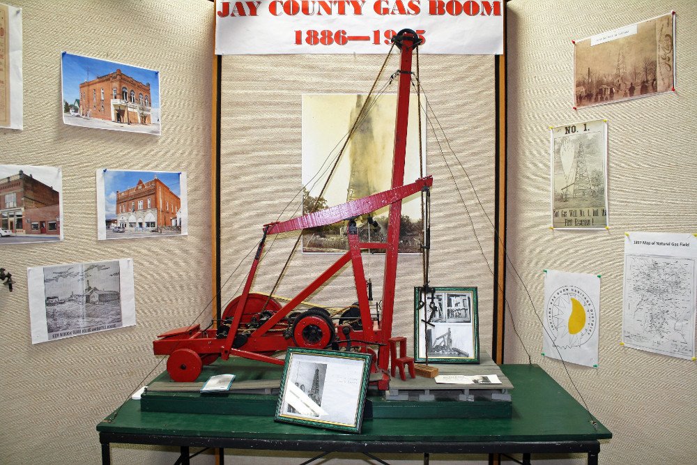 Jay County Gas Boom Display